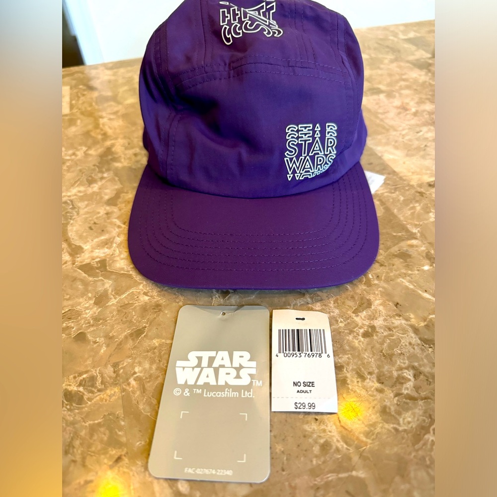 Unisex Adult Disney Star Wars Nylon Purple Adjustable Cap (OS)